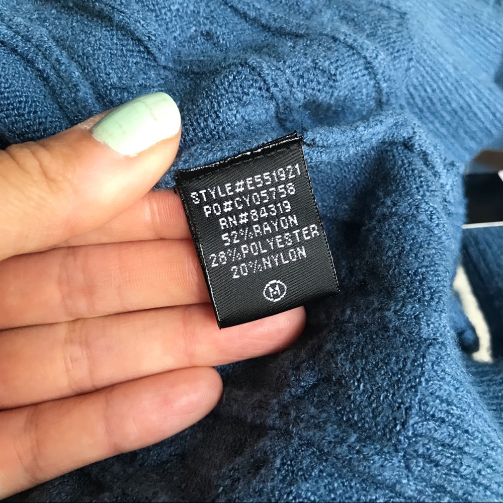 🆕 CYRUS MONACCO NIGHT BRAIDED LONG KNIT SWEATER! - Picture 12 of 15